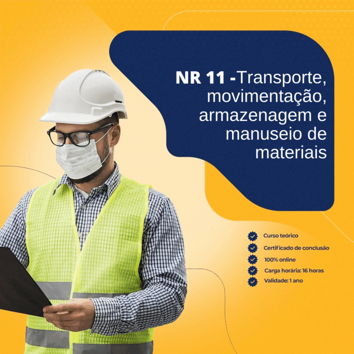 ARTES 2023 16 Curso Online NR 11 - Transporte, Movimentação, Armazenagem e Manuseio de Materiais - Imagem 1